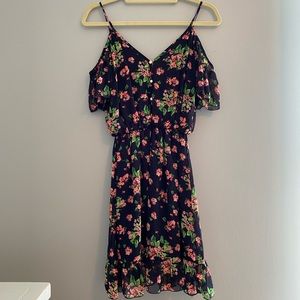 Lily Rain Off the Shoulder Floral Dress